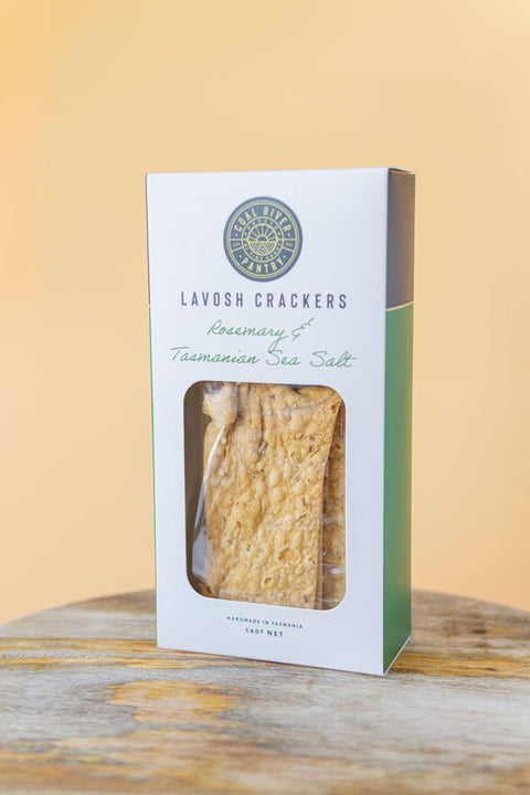 Coal River Pantry Lavosh Crackers Rosemary and Tasmanian Sea Salt 140g